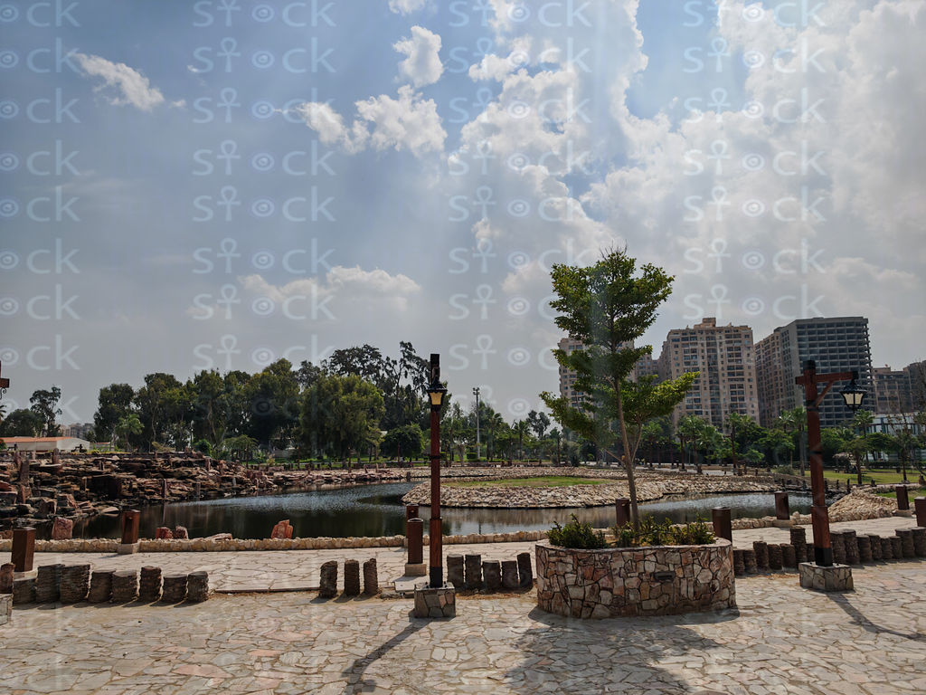 Harem Palace Garden Lake