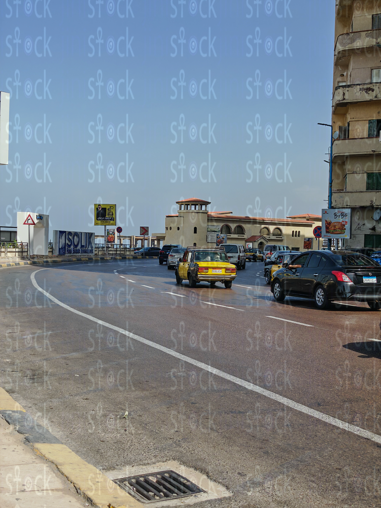 Absolute buildings on the Alexandria Corniche Road 