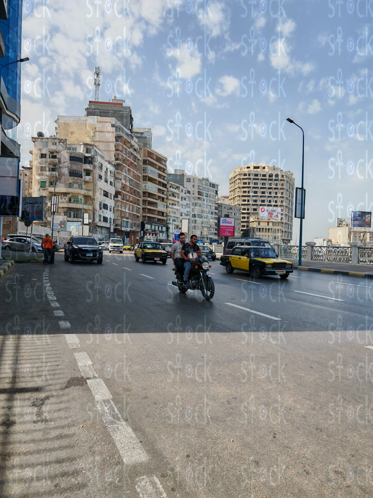 Coastal Road along Alexandria Corniche