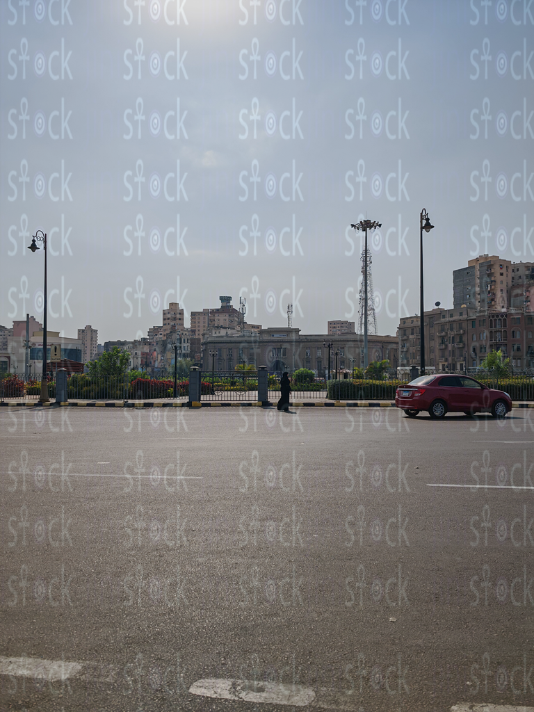 Empty Morning at Mahatet El Raml Square