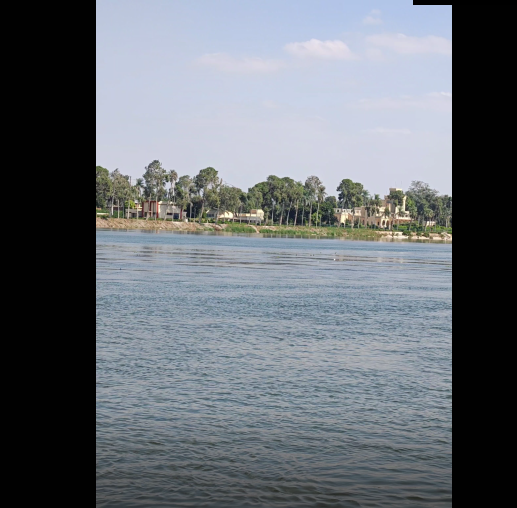 Agricultural areas on the Nile, Egypt