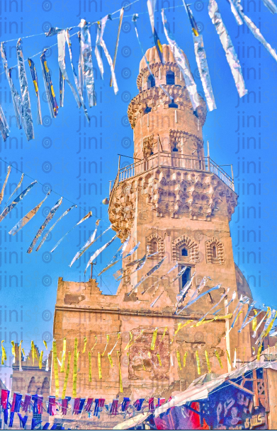 One of the ancient mosques in Al-Moez area