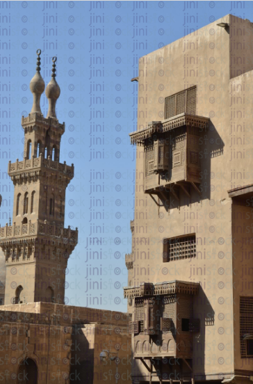 mosque in old cairo - stoke image