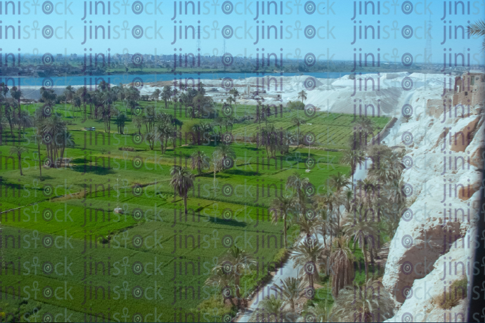 top view for a farming  land - stock image