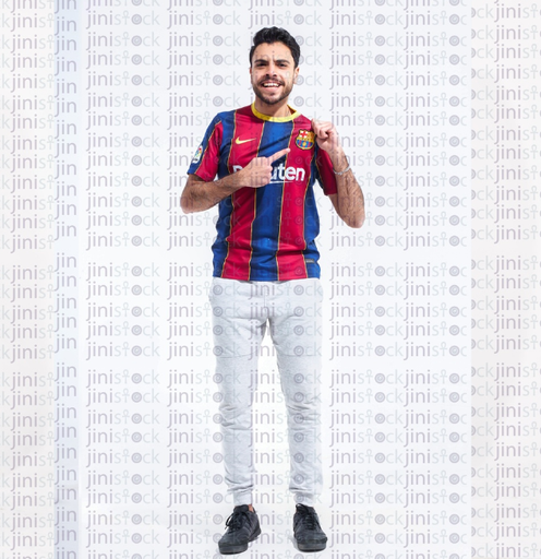 Barcelona football fan proud of his team