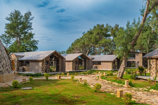 house chalet in el montazah stock images