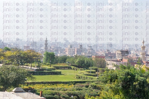 Azhar park top view