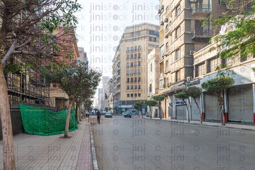 downtown empty streets cairo