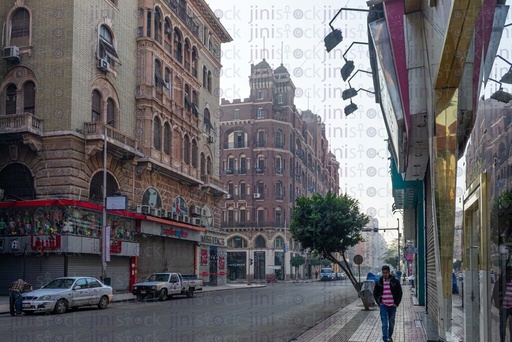 buildings with wonderful architecture in downtown streets