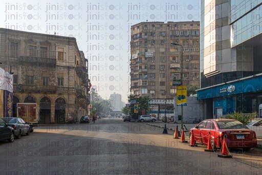 wide vintage streets of wast el balad