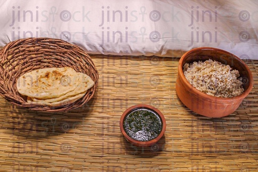 rice and molokia and bread