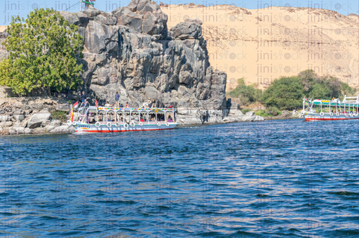 rockey island in the nile