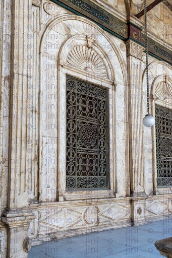 Islamic window with wonderful metal work