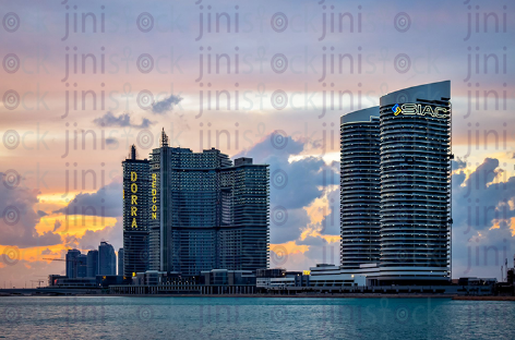 El Alamin City Tower in Egypt high tower with sea views under construction