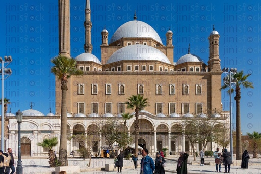 tourist in Mohamed Ali mosque
