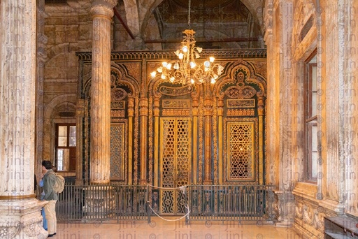 Inside mohamed ali mosque