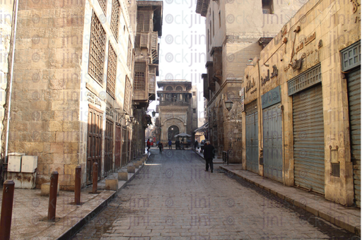 A stock image of old cairo streets