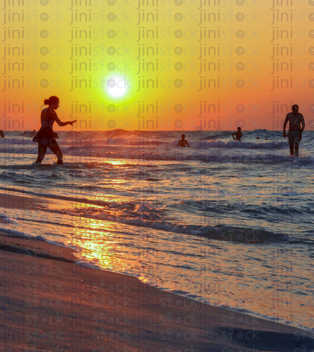 waves on the beach during summertime