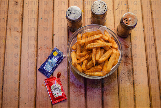 French fried on a blow - stock image