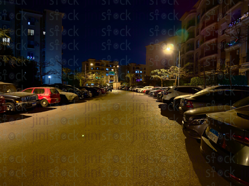 ramdan night  at streets stock image