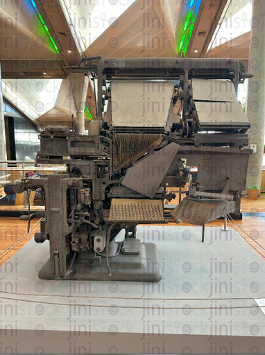 old printing machine - stock image