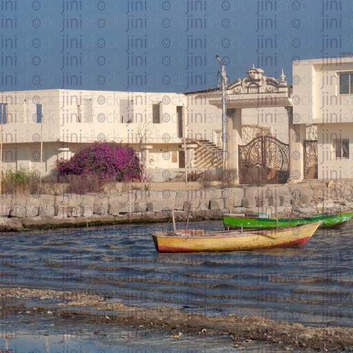 Boats in Qaroun Lake in Fayoum Egypt .. مراكب فى بحيرة قارون بالفيوم