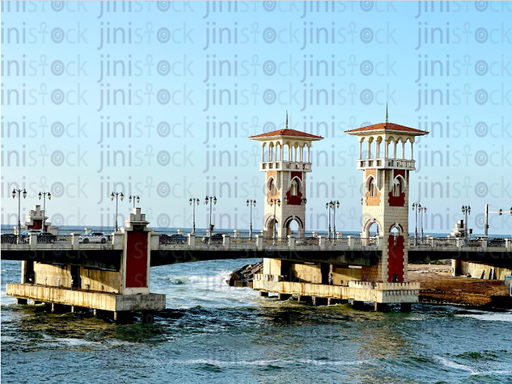 traffic on stanley bridge - stock image