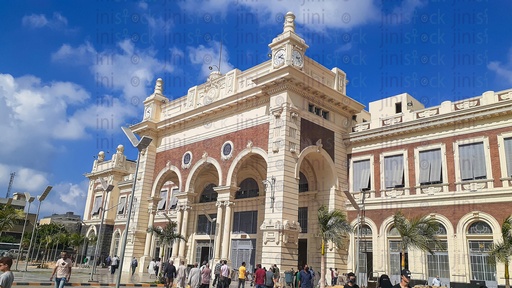 Misr trains station in Alexandria