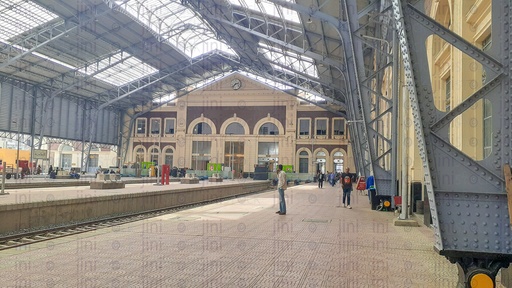 Misr train station in Alexanderia from inside