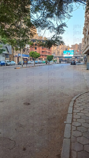 Empty Street in Giza during early morning hours