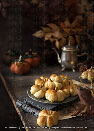 Pumpkin buns perfect for autumn days