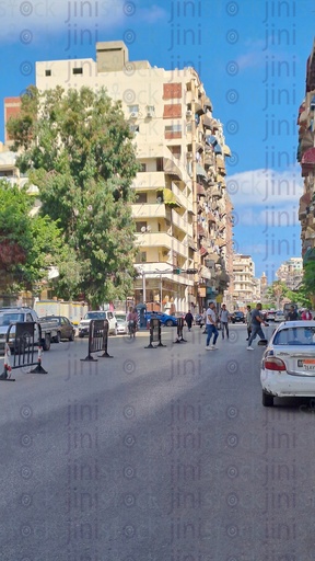 One of the streets in Port Said