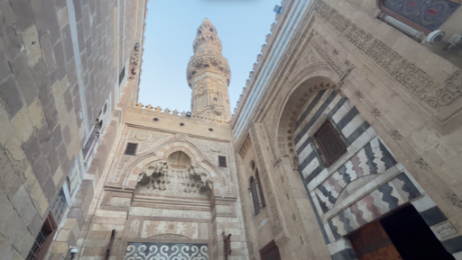 el azhar mosque from inside