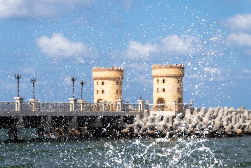 Qaitbay Citadel Bridge and Walkway