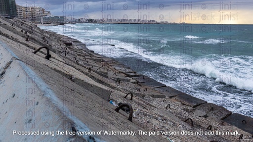 Alexandria sea during sunset