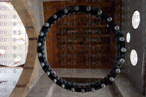 Circle chandelier - stock image