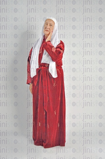 An Egyptian woman has a toothache