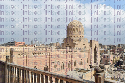 mosque in old cairo - stock image