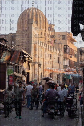 old cairo islamic area - stock image