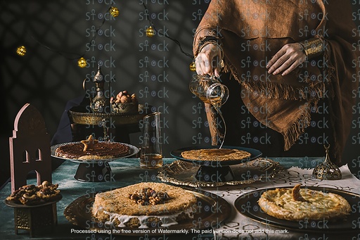 Assortment of oriental sweets