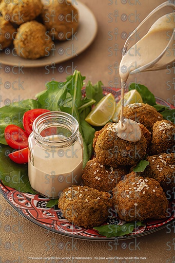  طعمية بالطحينه
