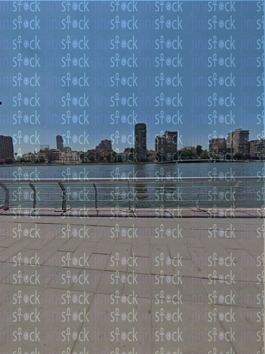 Nile banks from the promenade