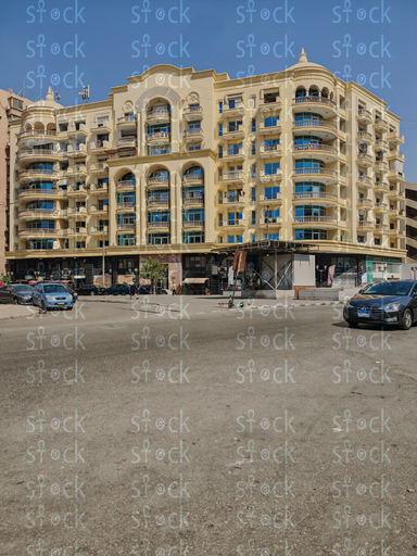 Modern apartment complex 