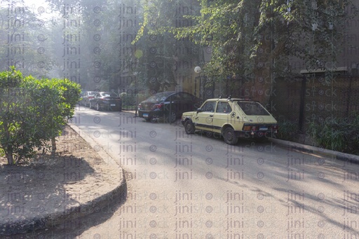 street corner in maadi high stock image