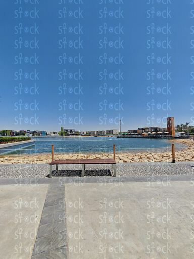 Boardwalk steps facing the lake