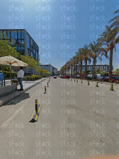Mall corridor with shops 