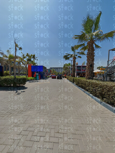 Open parking area