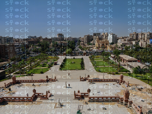 Palace grounds with greenery