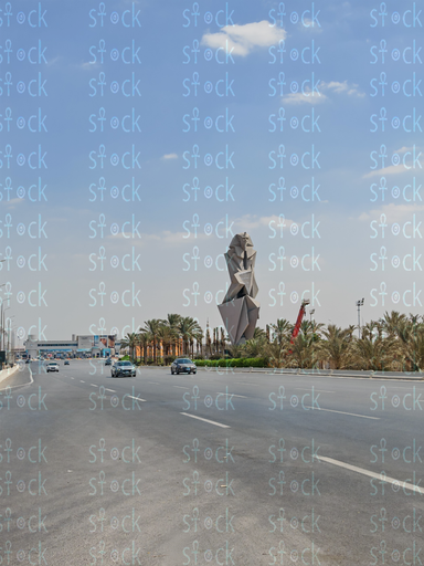Landmark statue on Cairo-Alex road