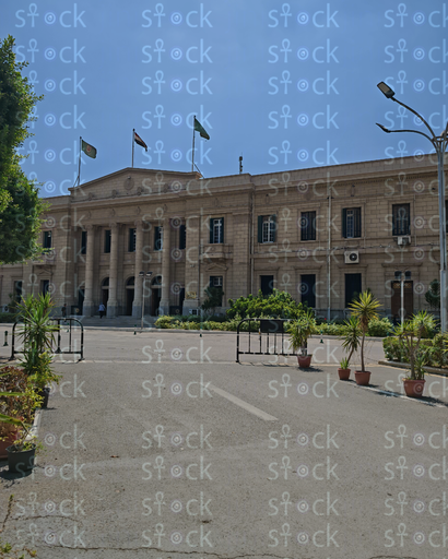 Faculty of Law, Cairo University from a distant perspective